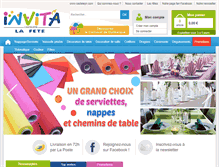 Tablet Screenshot of invitalafete.com